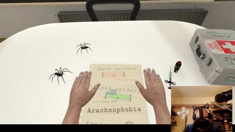Illustration for article titled Virtual Reality Arachnophobia Therapy Is A Definite Nope